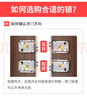 名高防盜門(mén)鎖老式整套大門(mén)木門(mén)鐵門(mén)鎖雙保險家用出租屋室內外裝機械鎖 普通款1.0（鋅包銅）切邊右開(kāi) 曬單實(shí)拍圖