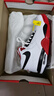 耐克（NIKE）官方艦店男鞋秋季運動(dòng)鞋AIR FLIGHT 89氣墊休閑鞋AJ4兄弟跑步鞋 白/黑/大學(xué)紅/AJ4兄弟款 45 曬單實(shí)拍圖