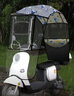 齊選電動(dòng)車(chē)全封閉雨棚蓬新款全包圍電瓶車(chē)雨傘摩托車(chē)擋風(fēng)擋雨加厚夏季 全包圍側鏈可拆【黑麥穗】遮雨棚 曬單實(shí)拍圖