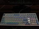 邁從（MCHOSE） G98 V2客制化機械鍵盤(pán)gasket結構三模2.4G/有線(xiàn)/藍牙hifi全鍵熱插拔電競游戲辦公電腦平板 G98 V2 星海藍-烈焰橙軸 曬單實(shí)拍圖