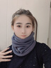 輪跡天涯圍脖冬季男保暖脖套女加絨加厚防寒面罩騎行防風(fēng)保暖護臉護頸圍巾 冬季保暖圍脖-灰色 曬單實(shí)拍圖
