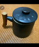 宅輕松 簡(jiǎn)約陶瓷茶水分離木柄泡茶杯家用辦公帶過(guò)濾公道復古山?；ú璞?曬單實(shí)拍圖