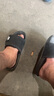 耐克（NIKE）官方OFFCOURT ADJUST男拖鞋秋季魔術(shù)貼一字拖室內(nèi)DQ9624 001黑/白色/黑 44 曬單實拍圖