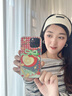 NZNW原創(chuàng  )蘋(píng)果電話(huà)imd雙層磨砂可愛(ài)涂鴉iPhone16promax蘋(píng)果15pro新款手機殼適用13防摔耐臟14保護套外殼 IMD雙層磨砂 蘋(píng)果電話(huà) iPhone 14 Pro Max 曬單實(shí)拍圖