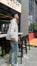夏季冰絲連帽防曬衣服男女潮牌情侶寬松百搭戶外運(yùn)動(dòng)夾克薄款外套 灰色 XL 建議130-150斤 曬單實(shí)拍圖