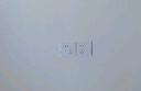 公牛（BULL）開關(guān)插座 G60系列一開單控五孔帶開關(guān)插座超薄面板G60E333A暮雪白 曬單實(shí)拍圖