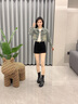 卓詩(shī)尼厚底樂(lè )福鞋女2025新款小皮鞋秋冬季襪靴加絨靴子中筒馬丁靴女靴子 黑色單里【跟高5cm】 37 曬單實(shí)拍圖