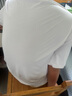 回力（Warrior）純棉t恤男夏季新款重磅運(yùn)動上衣男士潮流短袖寬松體恤 白色 XL 曬單實(shí)拍圖