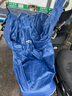 雨航（YUHANG）戶外雨衣雨披單人連體一體式人車分離電瓶車騎行成人雨衣 藍色 曬單實拍圖