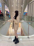 蜘蛛王高跟短靴女靴子厚底2025秋冬新款加絨粗跟英倫風(fēng)小個子增高馬丁靴 黑色 38 曬單實拍圖
