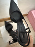 CHARLES&KEITH25夏季新品漆皮尖頭斑馬紋高跟涼鞋七夕禮物送女友CK1-60280477 Black Patent黑色 37 （235） 曬單實拍圖