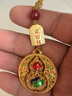 康聚如金色平安福祿葫蘆鑰匙扣隨身招財(cái)車鑰匙掛飾包包掛件擺件 1個金色平安葫蘆轉(zhuǎn)轉(zhuǎn)鑰匙扣 曬單實(shí)拍圖