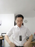 啄木鳥（TUCANO）短袖襯衫男士夏季抗皺免燙襯衣商務休閑百搭上衣男裝 白色 XL 曬單實拍圖