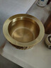 盛凡 純黃銅香爐家用銅香爐供奉 供佛拜神燒香插香 關(guān)公 財神香爐 6寸招財進(jìn)寶+3包香灰 曬單實(shí)拍圖