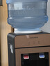 奧克斯飲水機 家用小型臺式桌面飲水機宿舍辦公室迷你快速加熱桶裝水飲水器 香檳金防塵門(mén)雙按鍵款 溫熱型 曬單實(shí)拍圖
