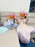 旗鉑漢服女童夏季新款兒童中國風(fēng)古風(fēng)超仙連衣裙 紫玉拂煙短袖 130 曬單實(shí)拍圖