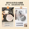 美的（Midea）10KG熱泵烘干機 干衣機家用 變頻 省電降噪 除菌除螨 五層毛屑過(guò)濾 MH100VH36T 國家補貼 曬單實(shí)拍圖