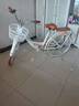 飛鴿（FLYING PIGEON）自行車(chē)成人通勤車(chē)自行車(chē)學(xué)生單車(chē)成人自行車(chē)通勤自行車(chē)女士自行車(chē) 高配奶油米|6速|(zhì)輻條輪+禮包 26寸適合160-185cm 曬單實(shí)拍圖