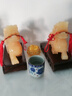 福光普照黃玉玉石貔貅一對裝飾家居客廳玄關(guān)新中式辦公室桌面擺件 長度8厘米一對 曬單實拍圖
