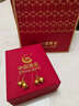 中國(guó)黃金（CHINA GOLD）鈴蘭花黃金耳釘女士彎鉤足金花朵耳飾首飾七夕節(jié)日禮物送老婆女友 鈴蘭花耳墜約0.6g【贈(zèng)S925銀耳鉤】 曬單實(shí)拍圖
