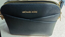 邁克.科爾斯（MICHAEL KORS） 女士優(yōu)雅時尚單肩斜挎包貝殼包情人節(jié)禮物 牛皮革黑色35F1GTVC6T 曬單實拍圖