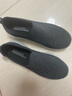斯凱奇（Skechers）男鞋夏季透氣舒適一腳蹬休閑鞋輕便健步中老年百搭防滑運動(dòng)鞋 54609-黑色/灰色BKGY 39.5 曬單實(shí)拍圖