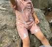 尼多熊寶寶泳衣兒童泳衣褲男寶女寶游泳衣a類連體2歲3歲嬰童 曬單實拍圖