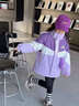 G.DUCKKIDS女童2025新款三合一可拆卸防風羽絨服內(nèi)膽大童冬裝保暖外套 兩件套 120cm 曬單實拍圖