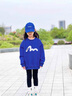 WASSUP WKENG聯(lián)名藍(lán)色男童秋季套裝2025新款春秋女童加絨衛(wèi)衣冬裝兒童運(yùn)動(dòng)褲子 寶藍(lán)+黑褲子（春秋款） 100 推薦【24-32斤】 曬單實(shí)拍圖