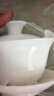 金鑲玉 功夫茶具茶壺 蓋碗羊脂玉白瓷大號家用泡茶碗 甜白蓋碗 曬單實(shí)拍圖