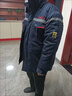 耐帝冬季防靜電工作服加厚勞保服中石化石油加油站中長(cháng)款棉大衣防寒服 【棉衣】-藏藍色/S2203款（網(wǎng)格防靜電） XL (175) 曬單實(shí)拍圖