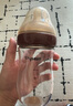 世喜新生兒防脹氣奶瓶2-3個(gè)月玻璃嬰兒仿母乳奶嘴240ml奶嘴孔隨機發(fā) 曬單實(shí)拍圖