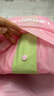 lemonkid兒童雨衣男女童小學(xué)生雨披帶書(shū)包位寶寶上學(xué)防雨服 草莓奶油粉2XL 曬單實(shí)拍圖