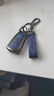十八再見(jiàn)別克老君越鑰匙套2015/14/13/12老款昂科拉GL8君威專(zhuān)用車(chē)殼包扣男 槍色藍皮(專(zhuān)用手繩扣) 曬單實(shí)拍圖