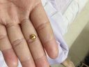 中國黃金黃金小金豆999足金純金收藏投資生日七夕情人節禮物送女朋友老婆 黃金*小金豆【贈許愿瓶+證書(shū)】 金重約：1g 曬單實(shí)拍圖
