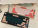 CHERRY櫻桃PIXIU75客制化鍵盤 Gasket 2.4G藍牙三模無線RGB 熱插拔 游戲鍵盤 兼容WIN/MAC 白色 茶軸  曬單實拍圖