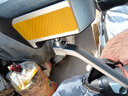 電動(dòng)車后視鏡子踏板摩托車反光鏡三輪適用雅迪愛(ài)瑪自行車倒車鏡子 【銀桿】8mm凸面鏡（送扳手） 曬單實(shí)拍圖