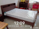 林氏家居北歐風(fēng)實(shí)木腳床加厚臥室胡桃色床頭儲物雙人床1.5米UM2A悅野系列 曬單實(shí)拍圖