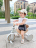 麥格萌兒童三輪車(chē)自行車(chē)1-3-6歲腳踏車(chē)帶推桿寶寶嬰兒平衡車(chē)滑行車(chē)童車(chē) 咖色【靜音輪+音樂(lè )燈光+推桿】 曬單實(shí)拍圖