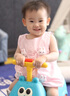 G.DUCKKIDS小黃鴨嬰兒衣服夏季薄款包屁衣女寶寶連體衣裙周歲禮服公主外出服 粉色 66cm 尺碼建議0-3個(gè)月8-12斤 曬單實(shí)拍圖