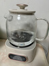 美的（Midea）花漾0膠水全玻璃全自動養(yǎng)生壺 辦公室多功能煮茶壺 燒水壺恒溫電熱水壺煮茶器花茶壺1L YS10B101 曬單實(shí)拍圖