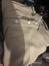 真維斯（JEANSWEST）涼感polo衫男士寬松翻領(lǐng)短袖T恤男裝夏季休閑襯衫領(lǐng)半袖透氣上衣 卡其 純色+黑色 純色 2XL 曬單實拍圖