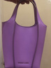 CHARLES&KEITH柔軟手提包斜挎菜籃子包水桶包包女包生日禮物CK2-51220011 VIOLET紫羅蘭色 S 曬單實(shí)拍圖