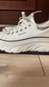 斯凱奇（Skechers）女鞋經(jīng)典百搭帆布鞋厚底增高休閑鞋軟底舒適透氣板鞋戶外鞋177435 曬單實拍圖