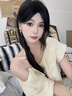 雪珂孟子義同款紫水晶流蘇耳環(huán)女夸張耳釘2025新款爆款高級感國風(fēng)耳飾 紫水晶蝴蝶耳釘 孟子義同款 曬單實(shí)拍圖
