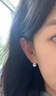 蔓笙999純銀四葉草耳釘2025新爆款睡覺免摘耳骨釘耳環(huán)女不易過敏耳飾 999足銀四葉草耳釘（兩只價(jià)） 曬單實(shí)拍圖