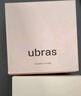 ubras無尺碼浪花領文胸收副乳內衣女無痕小胸聚攏文胸無鋼圈胸罩 丹寧藍色-背勾 均碼 (100-130斤) 曬單實拍圖