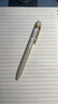 派通（Pentel）三宅一成聯(lián)名中油筆0.5mm Calme靜音輕油筆 商務辦公用筆（替芯XBXM5H）BXA105H-A 月牙白 曬單實拍圖