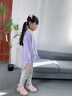 KUROMI酷洛米童裝女童翻領(lǐng)衛衣秋季2025年新款兒童洋氣上衣女孩甜美長(cháng)袖 【POLO衫翻領(lǐng)】紫 背背酷洛米X 100 曬單實(shí)拍圖