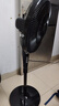 美的（Midea）電風(fēng)扇 家用風(fēng)扇 落地扇 7葉遠距強風(fēng)電扇 立式輕音節能可定時(shí)降溫 黑色機械款 【風(fēng)速309m/min】超級單品 曬單實(shí)拍圖